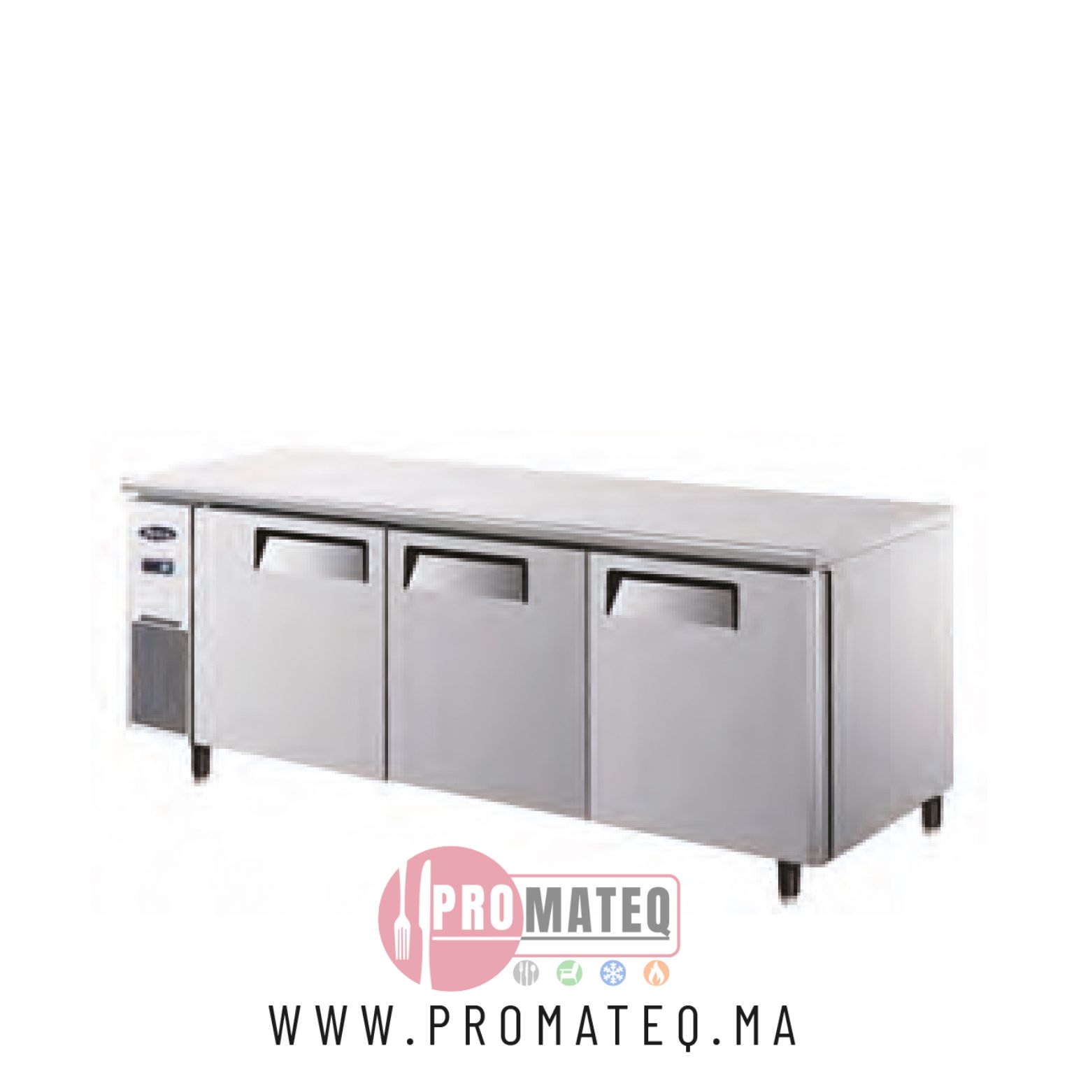 Comptoir Réfrigéré 2 Portes 1500 Statique – CUISIFRIOT (1)