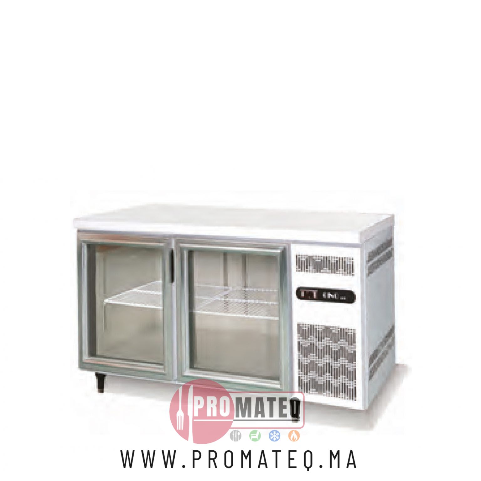 Comptoir Réfrigéré 2 Portes Vitrées 1200 – CUISIFRIOT