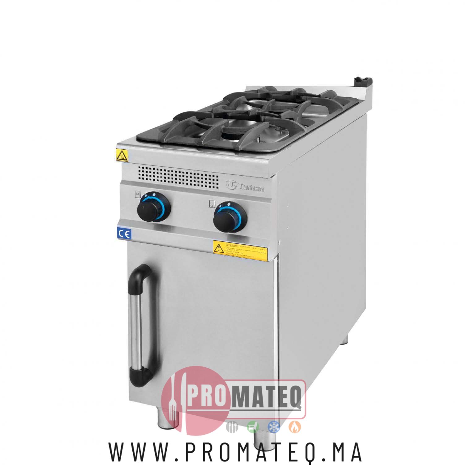 Cuisinière 2 Feux Sur Placard à Gaz G700 – ESTUFA
