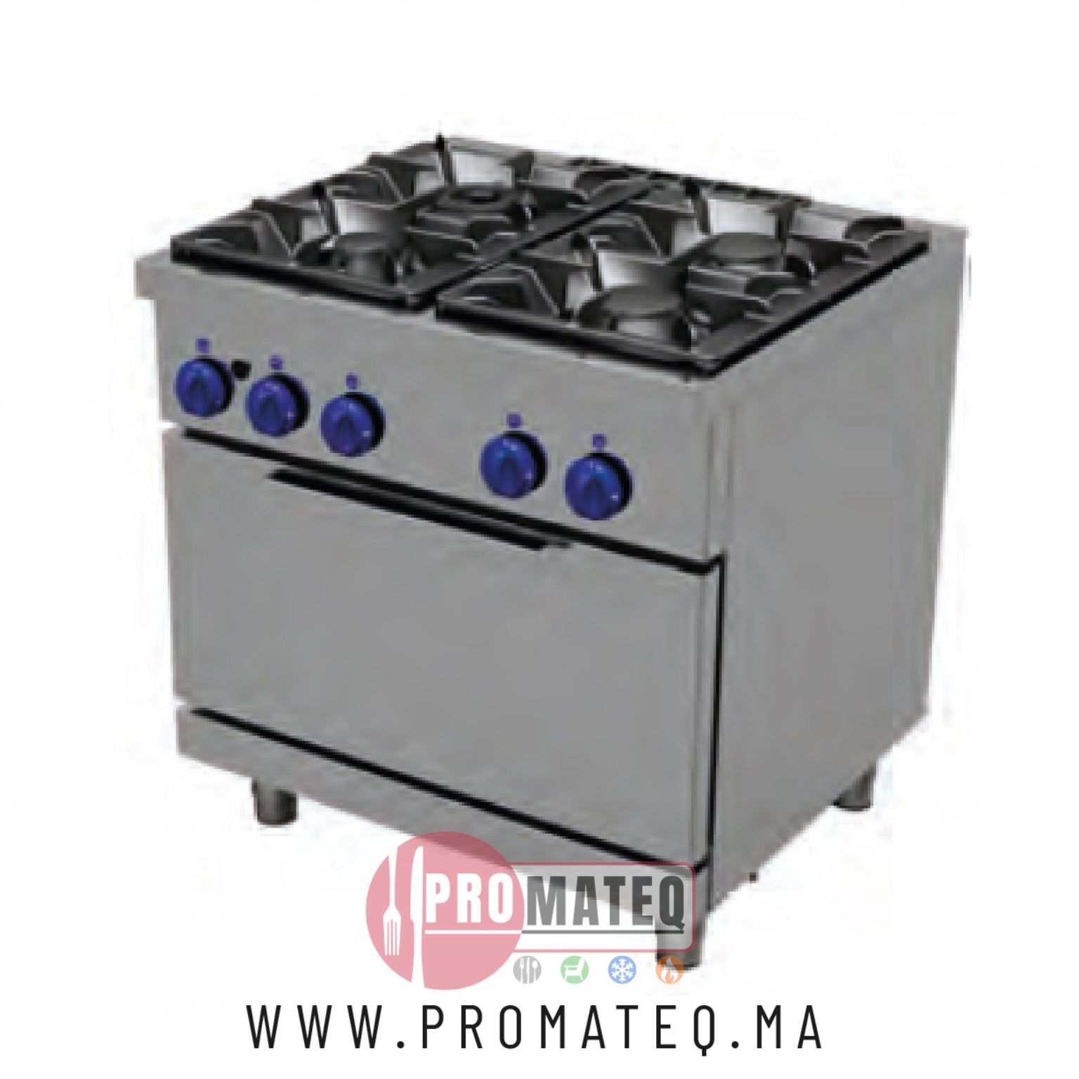 Cuisinière 4 Feux sur Four à Gaz SAFARI ECO G700 – PRIMAX