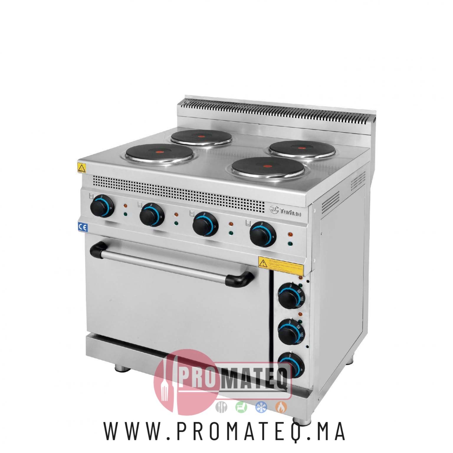 Cuisinière 4 Plaques sur Four Electrique G700 – ESTUFA