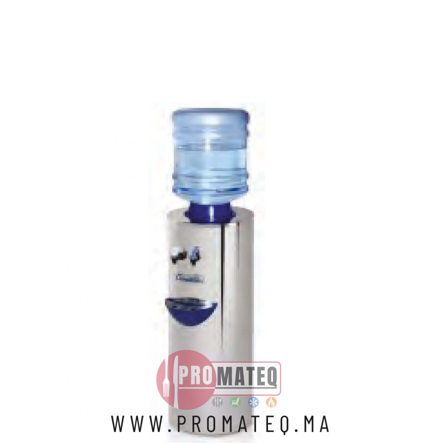 FONTAINE A EAU EN INOX 35 L AVEC BOUTEILLE