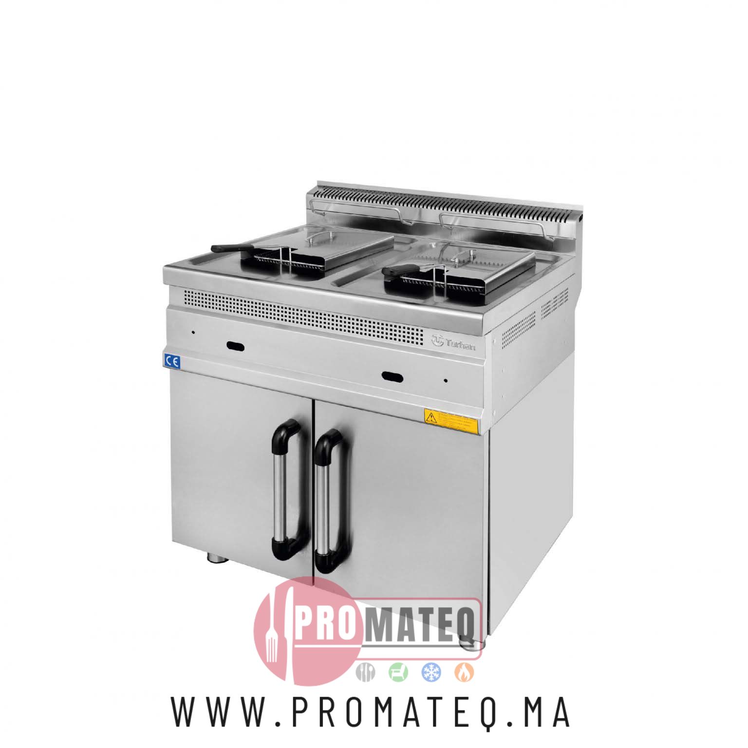 Friteuse Double à Gaz 15+15 L G700 – ESTUFA