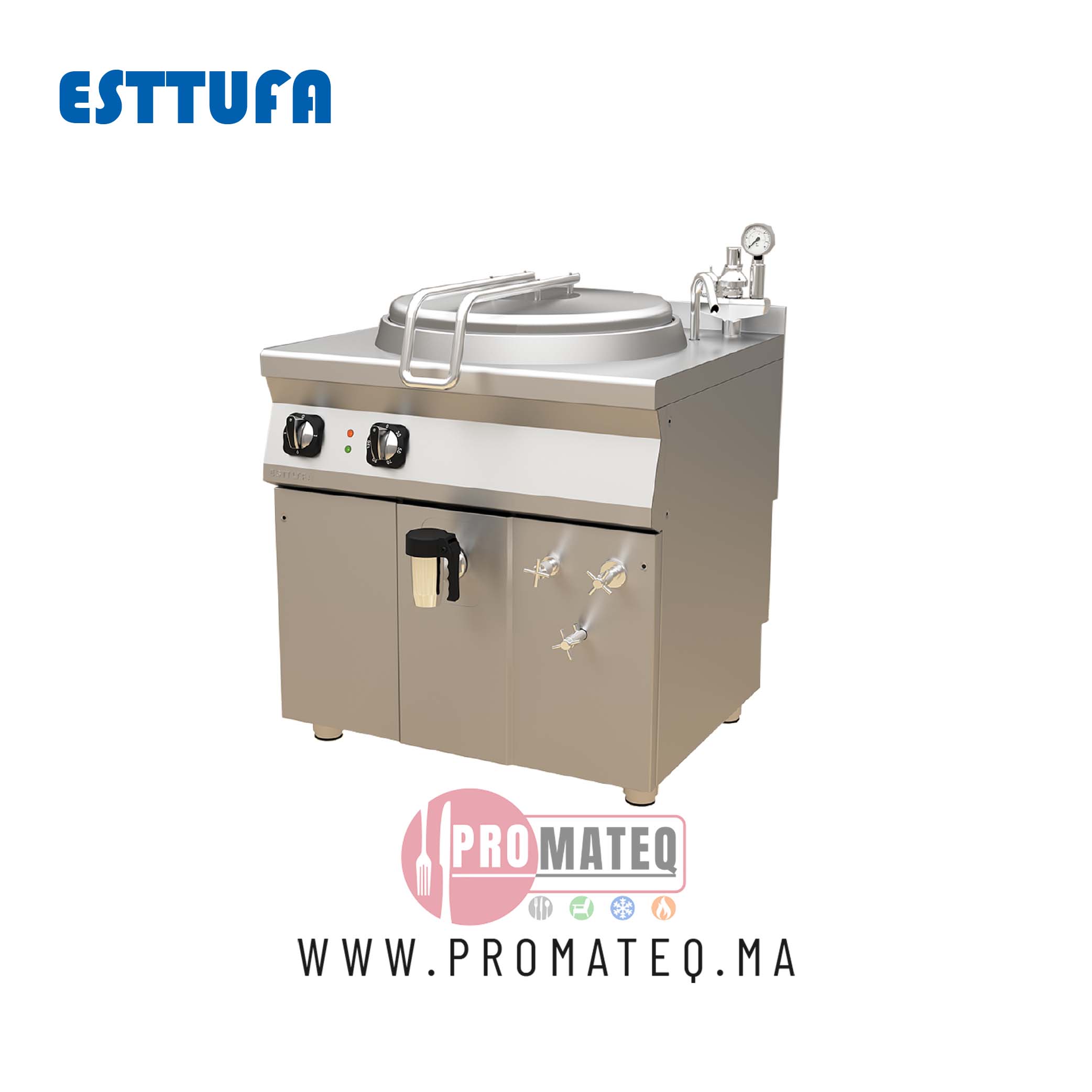 MARMITE CHAUFFAGE INDIRECT GAZ 100L 80cmx93cmx85cm TC.9KTGN800