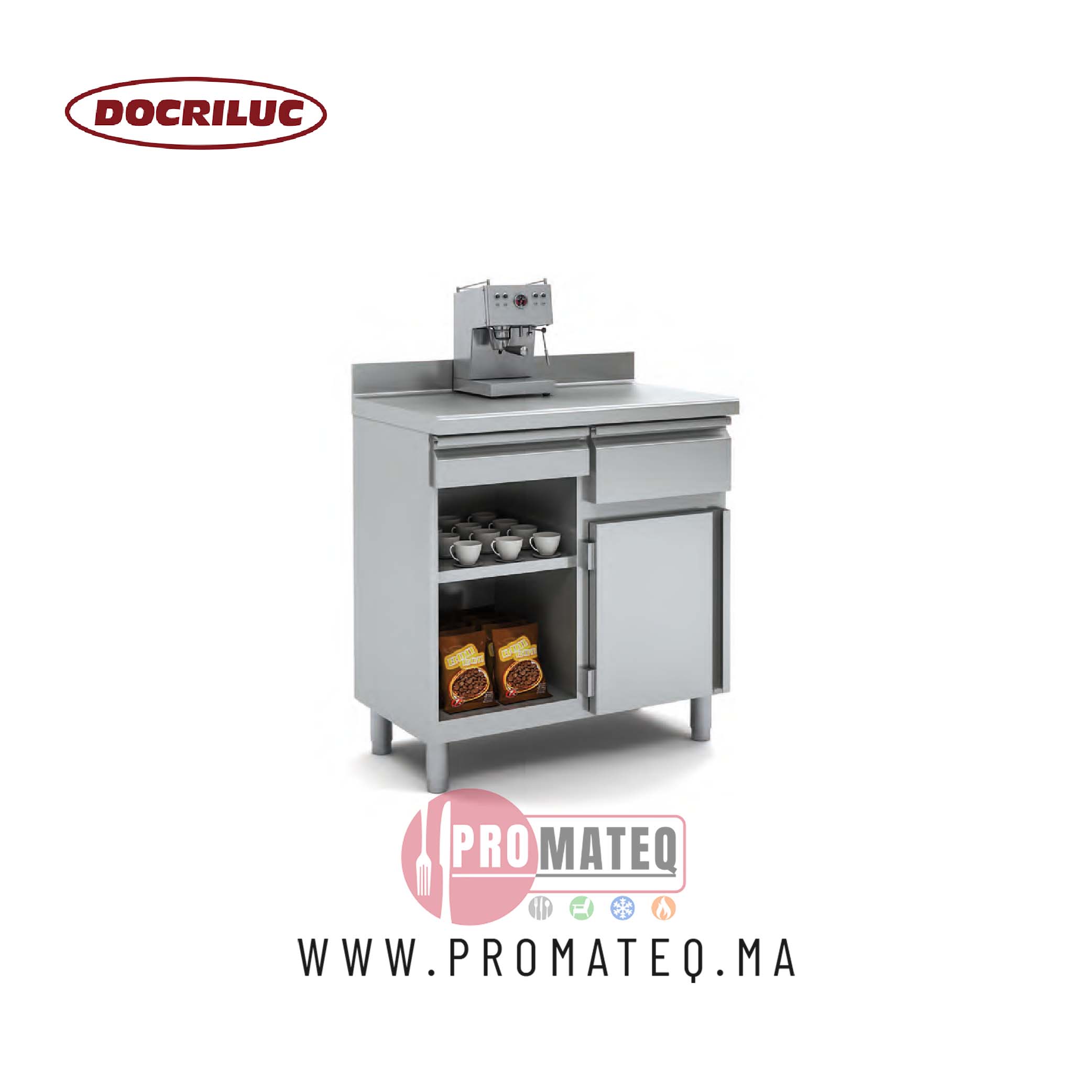 MEUBLE MACHINE A CAFE 1.00m CMC-100
