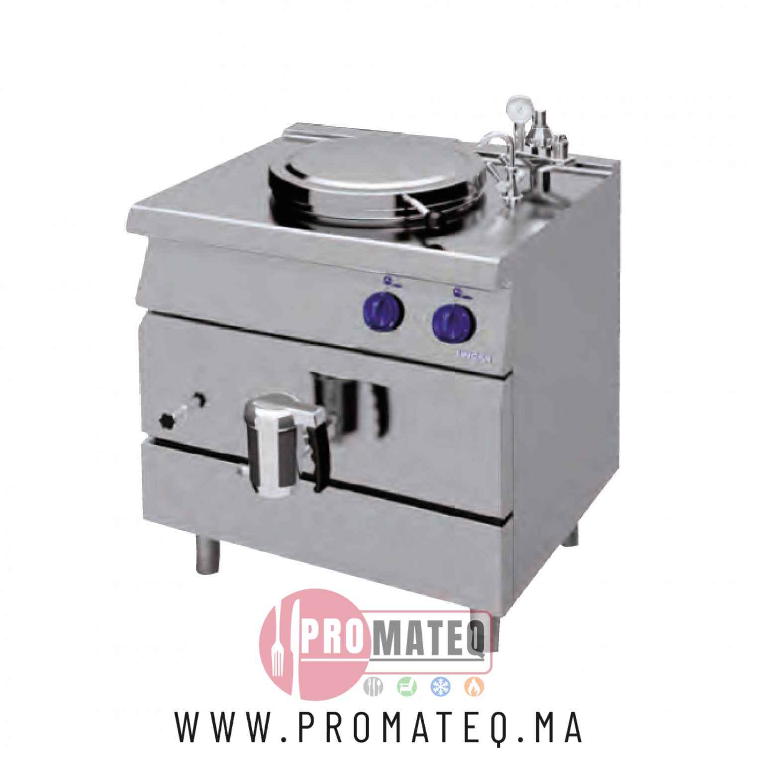 Marmite Chauffante Indirecte à Gaz 150L G900 – PRIMAX