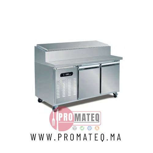 Meuble Saladette Inox Ventilé 1.50 M
