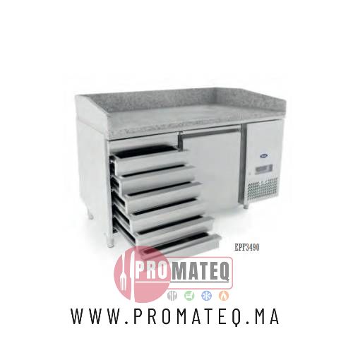 Meuble a Pizza avec Tiroirs sans Vitrine