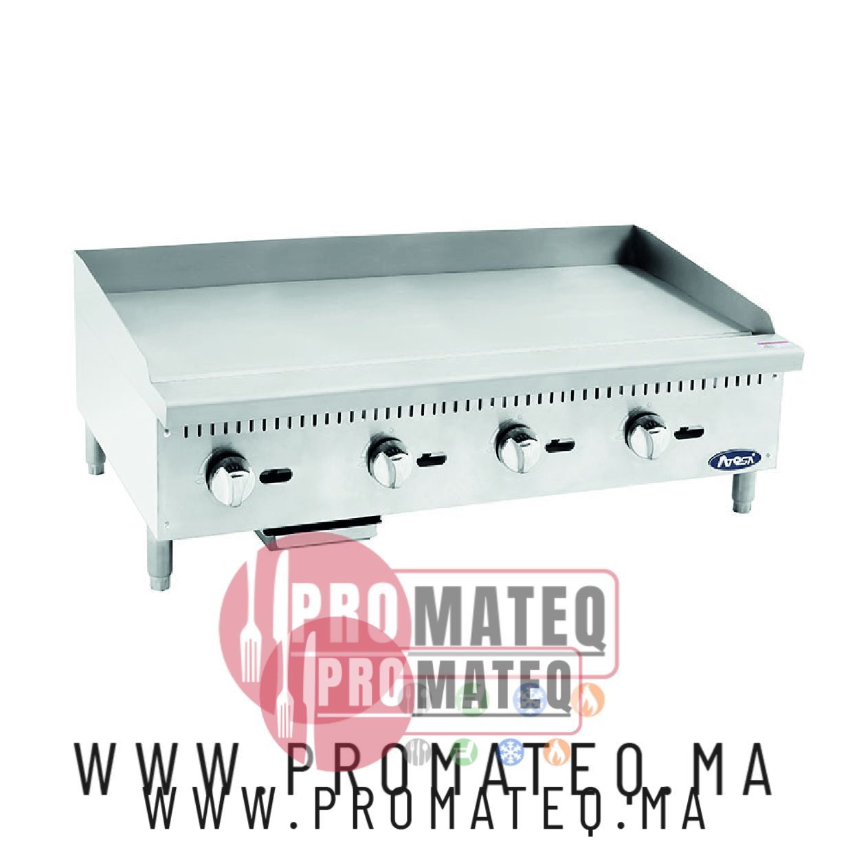 Plaque Grillade 1200mm Lisse à Gaz Posable – CUISIFRIOT