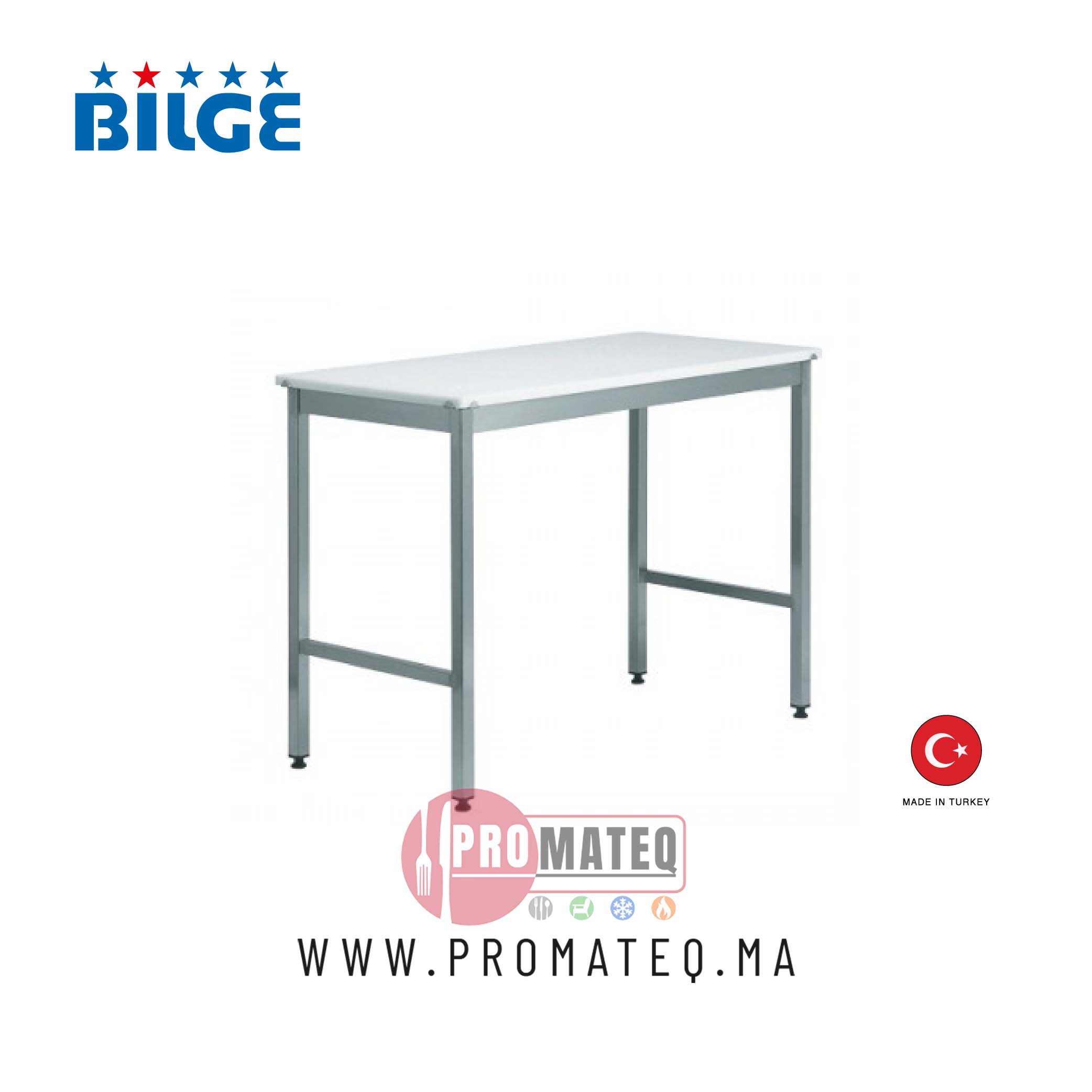 TABLE DESSUS POLYTHYLENE 150cmx70cmx85cm TBP-150