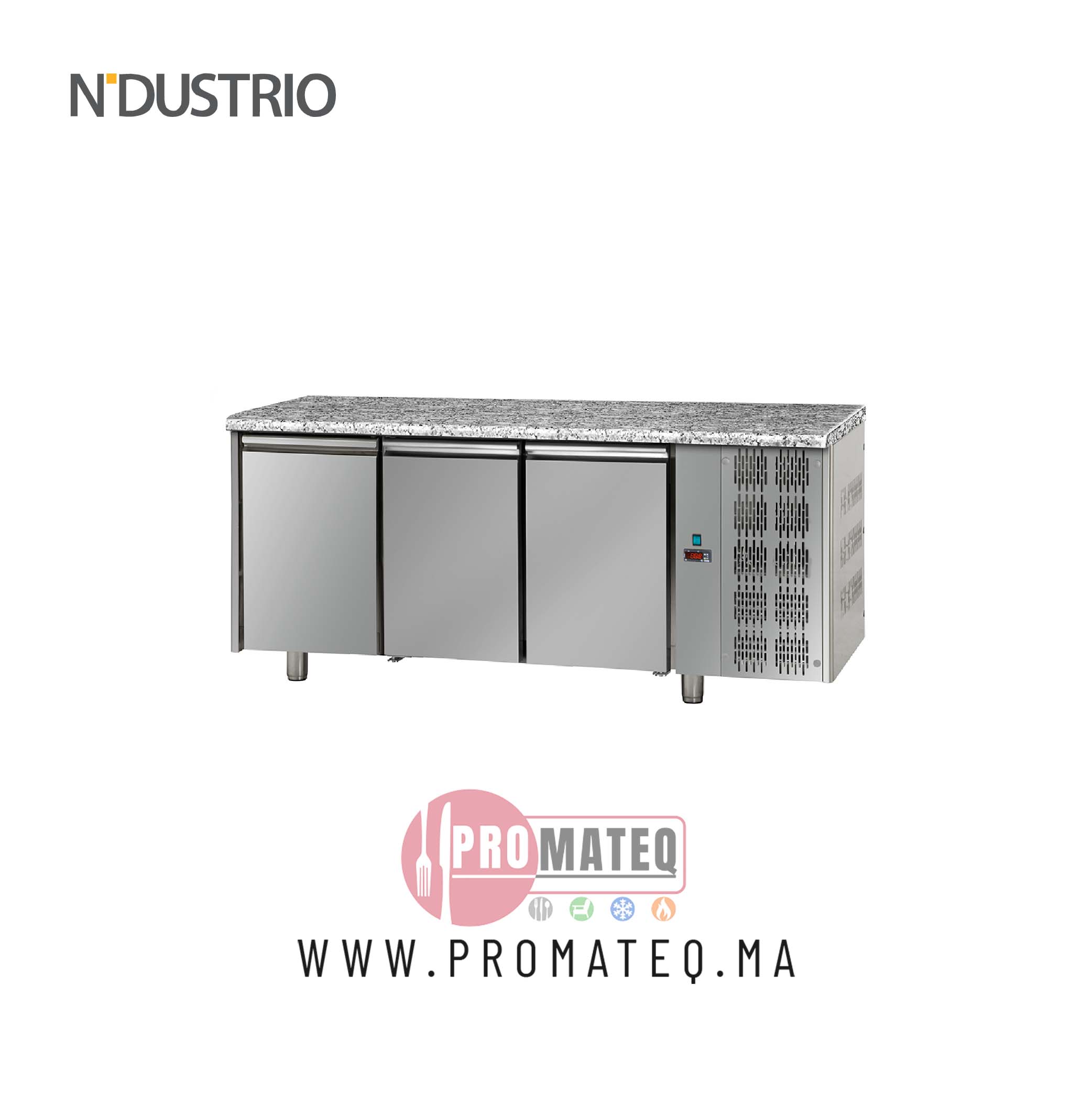 TOUR A PATISSERIE AVEC DESSUS MARBRE POUR PLAQUES 60x40cm 150cmx80cmx85cm TPP-82MT