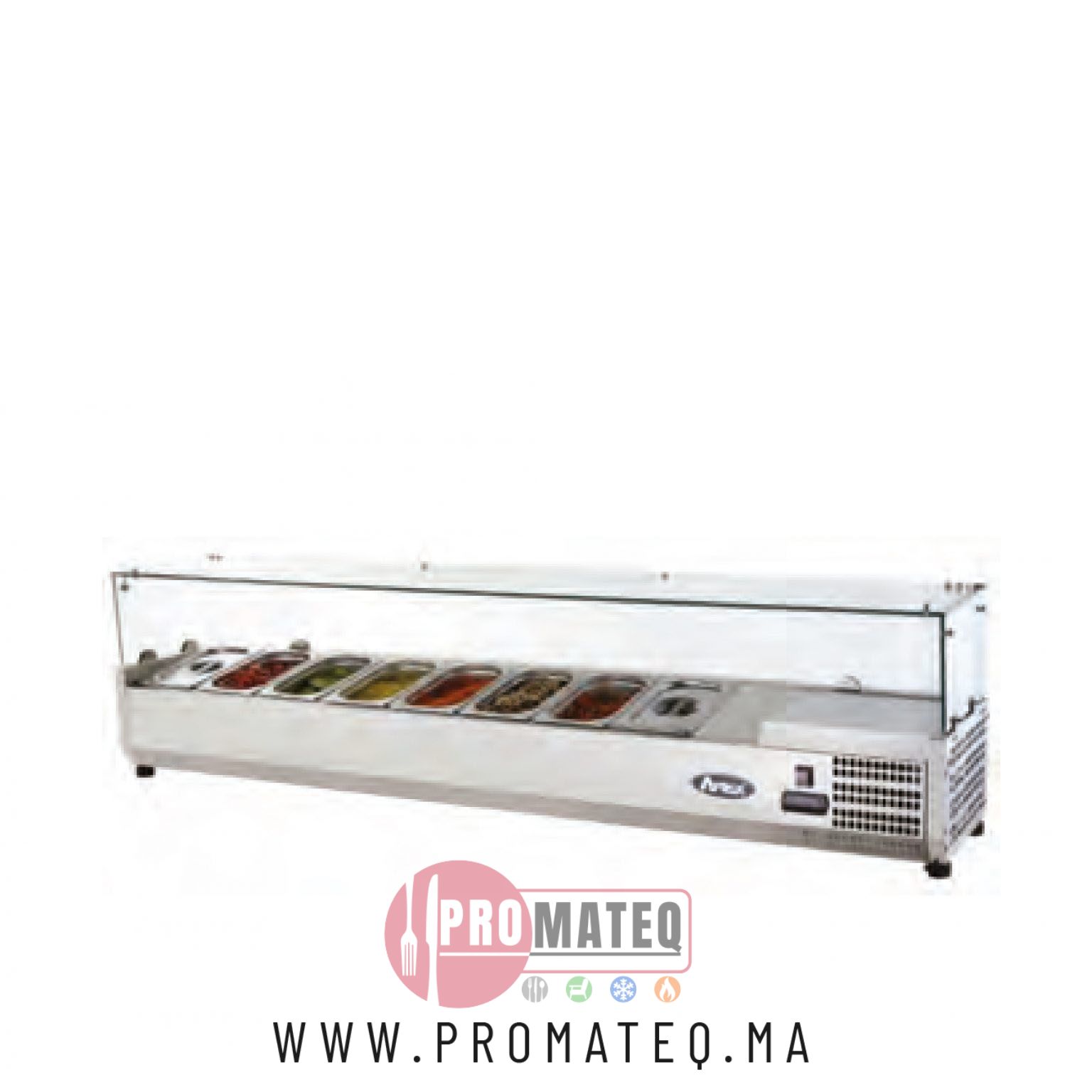 VITRINE A PIZZA REFRIGEREE POSABLE 5 BACS 1 sur 4 – CUISIFRIOT