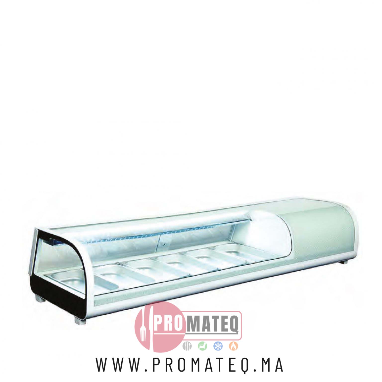 VITRINE REFRIGEREE POSABLE TAPAS 52 L – 5 BACS 1 sur 3