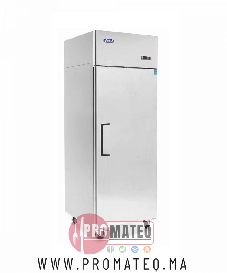 armoire 1 porte négative ventile inox ybf9207 model atosa