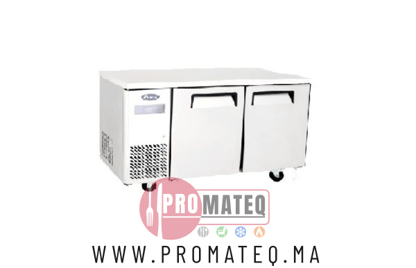 comptoir réfrigérée 2 portes positive ventile 1m50 ypf9032 model atosa