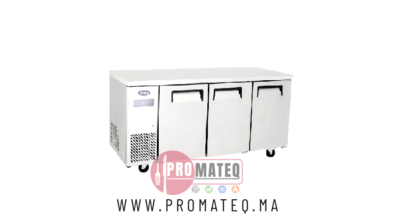 comptoir réfrigérée 3 portes positive ventile 1m80 ypf9042 model atosa