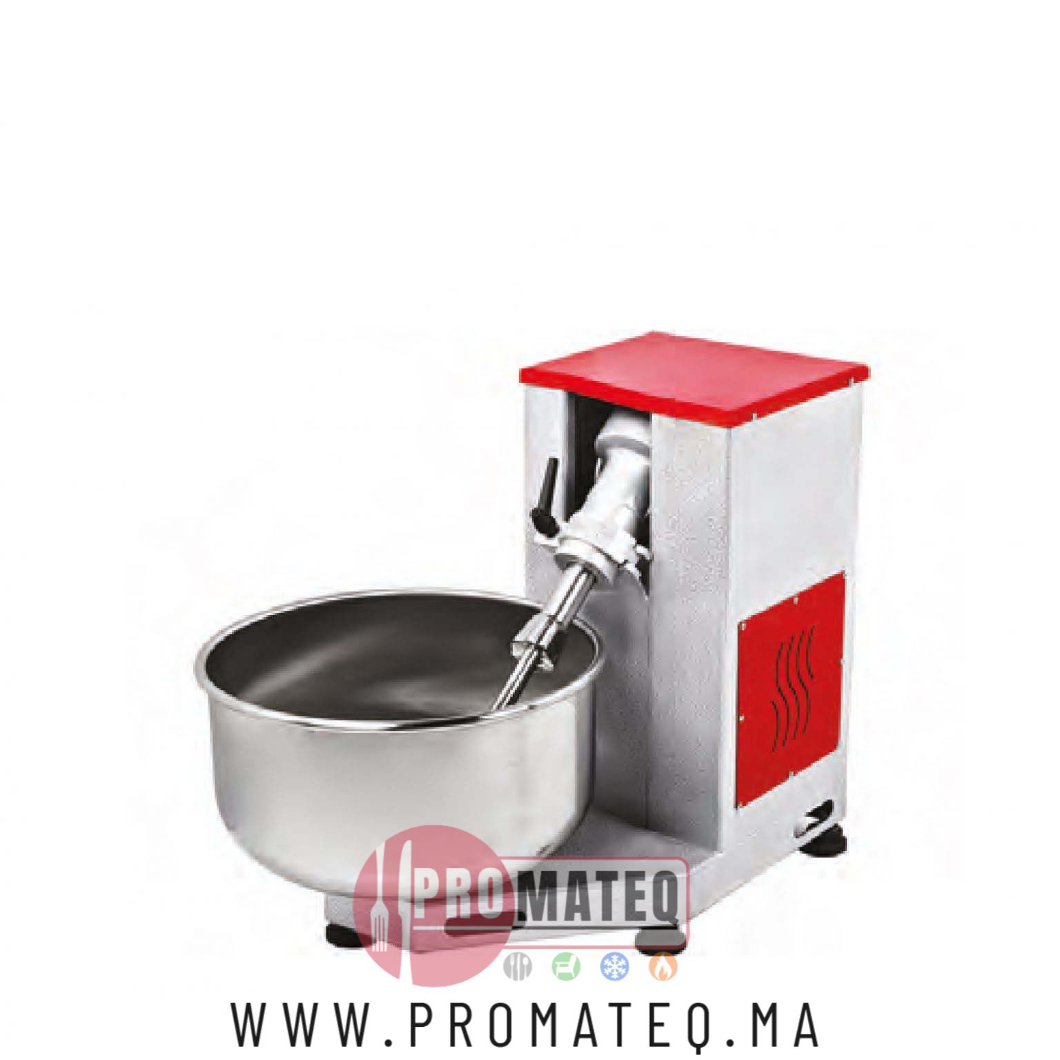 pétrin bras oblique 15 kg
